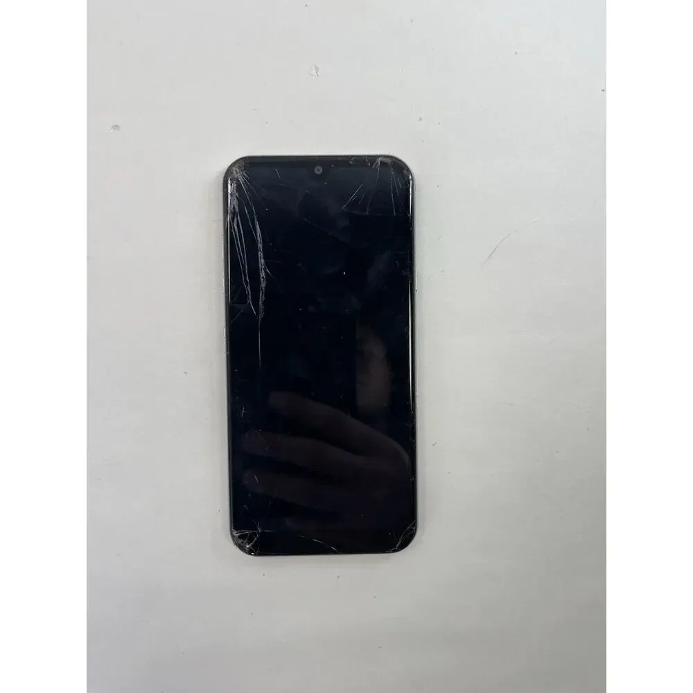 Lot of 6 Cracked Phones Motorola Samsung LG BLU - Parts